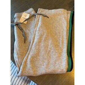 NEW Aerie Gray Drawstring Junior Pants With Side Slit Detail - Size Small